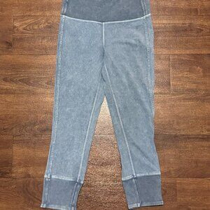 Lululemon Align Ribbed High-Rise Crop – Mineral Wash Blue Size 6